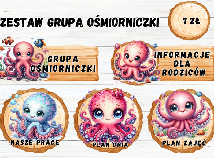 ZESTAW GRUPOWY GRUPA OŚMIORNICZKI