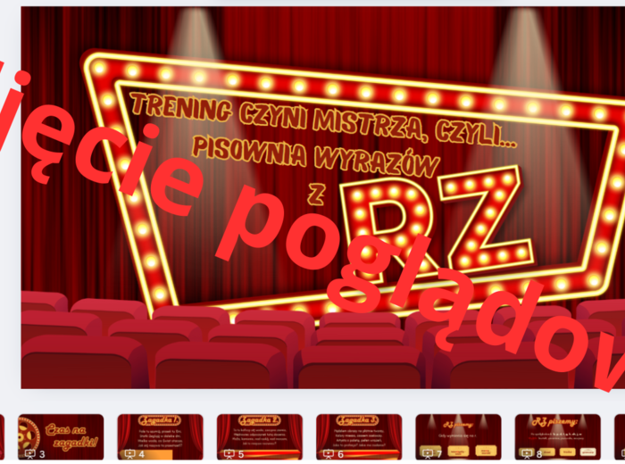 Prezentacja o pisowni wyrazów z "rz"