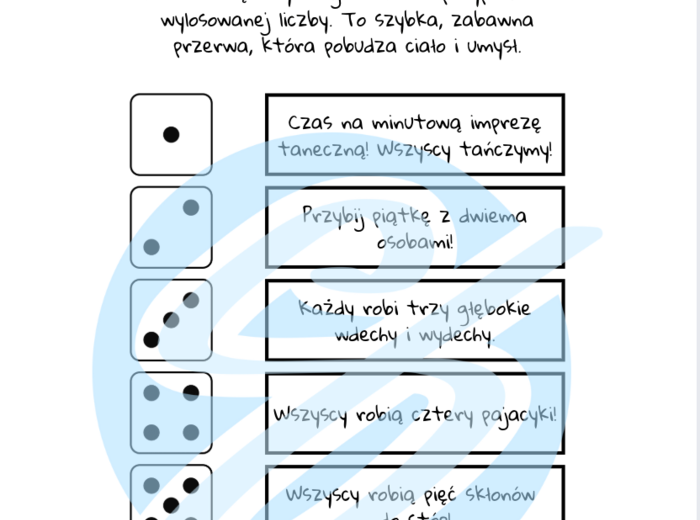 Przerywniki do wykorzystania w klasie 1–6 – na lekcjach, przerwach i w chwilach zmęczenia