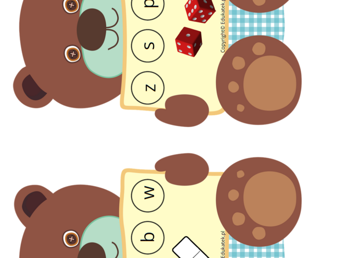 Misiowe litery – nauka czytania