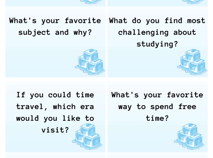 Ice breakers speaking matura podstawowa