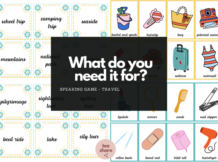SPEAKING GAME - what do you need it for?