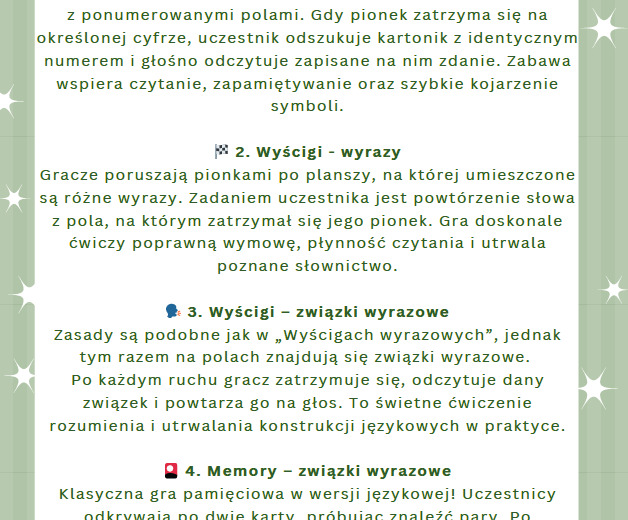 Świąteczne gry logopedyczne - głoska sz