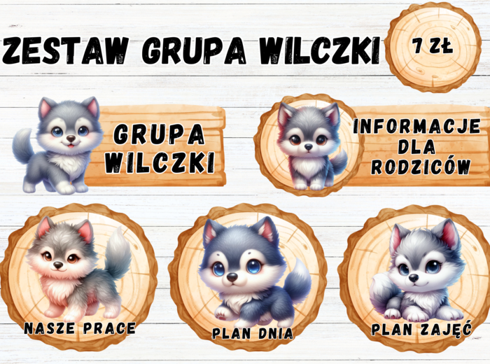 ZESTAW GRUPA WILCZKI