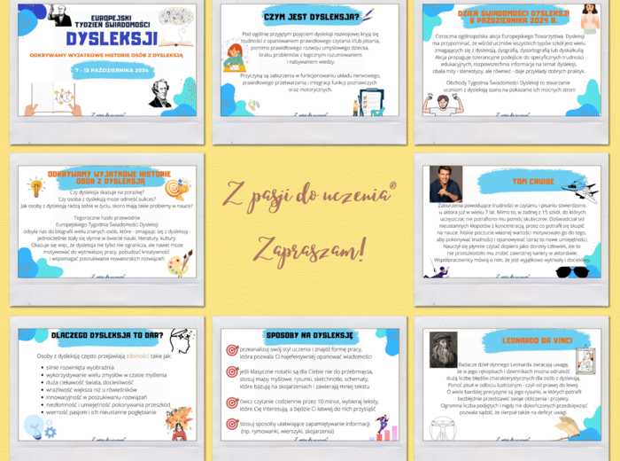 Europejski Tydzień Świadomości Dysleksji 2024 - Odkrywamy wyjątkowe historie osób z dysleksją