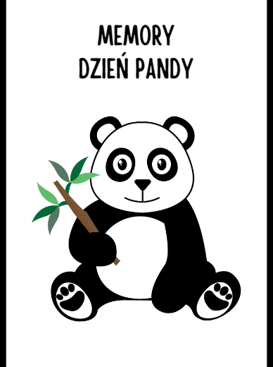 MEMORY DZIEŃ PANDY