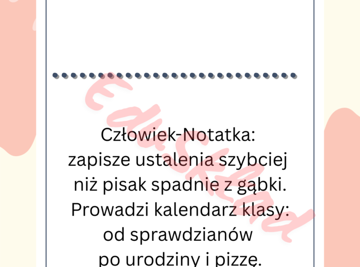 Samorząd klasowy - materiał na gazetkę