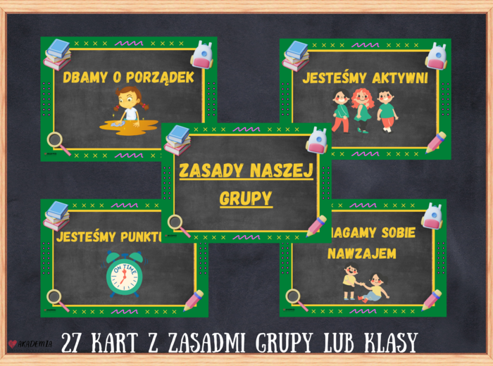 ZASADY GRUPOWE KLASOWE PRZEDSZKOLNE