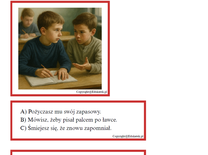 „Rozwiąż Problem - TUS” – zabawa rozwijająca umiejętności społeczne