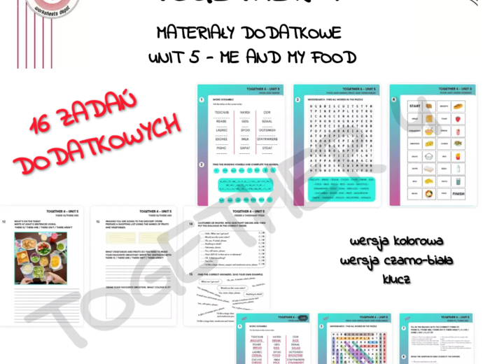 Together 4 Unit 5 - materiały dodatkowe z języka angielskiego