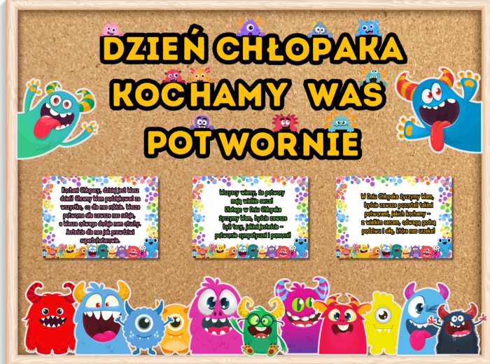 DZIEŃ CHŁOPKA - kochamy WAS potwornie