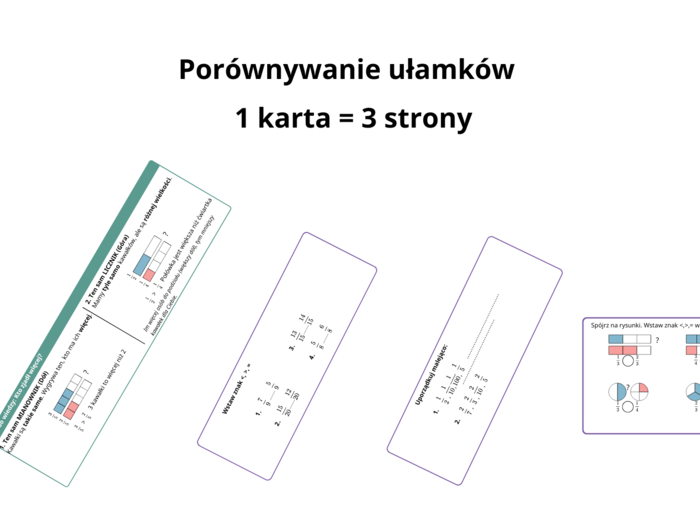 Ułamkowy Mistrz: Porównywanie ułamków zwykłych