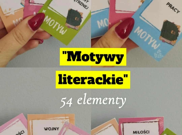 "Motywy literackie" - 54 elementy