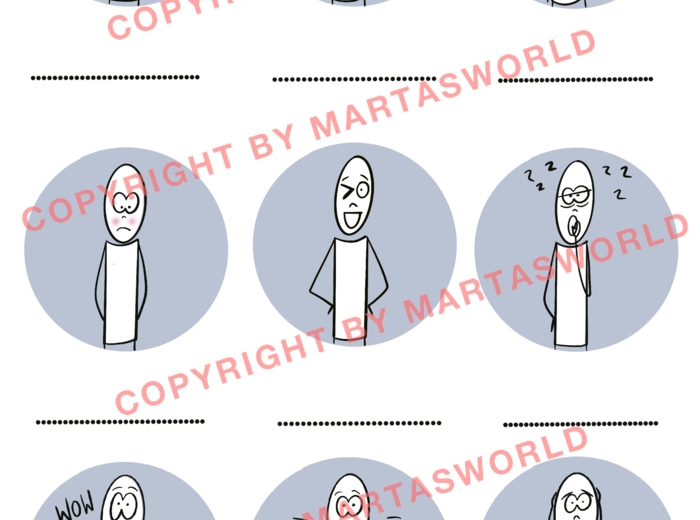 🌟 **"Feelings & Emotions" – edukacyjny materiał wizualny!** 🌟