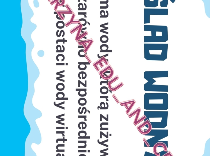 WIRTUALNA WODA - KROPLE WODY DEKORACJA - DZIEŃ WODY