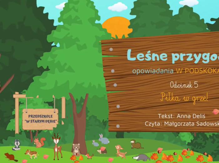 LEŚNE PRZYGODY - opowiadania W PODSKOKACH odc. 5 "Piłka w grze!" AUDIOBOOK | JESIEŃ