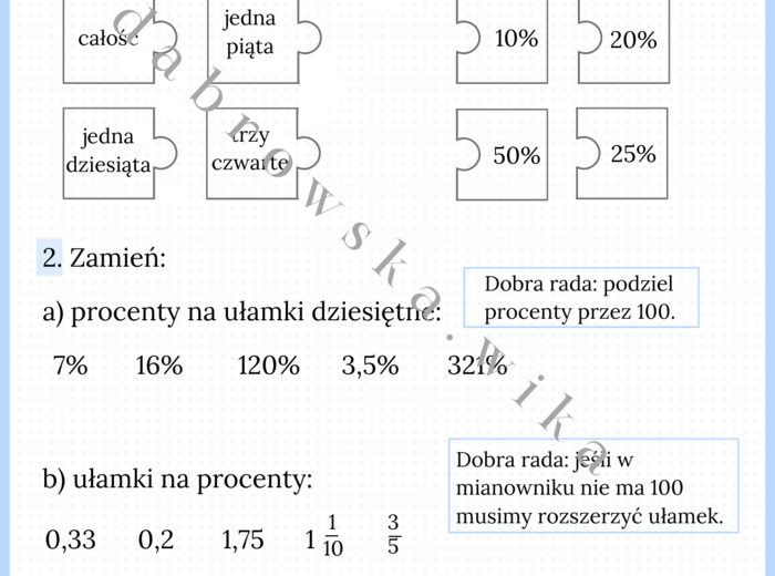 Procenty część 2
