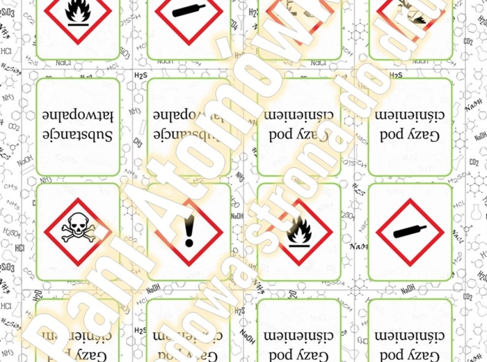 Klasa 7. Chemia. Gra dydaktyczna. Domino na każdą okazję od Pani Atomówki. MEGA PAKIET! MOC powtórki.