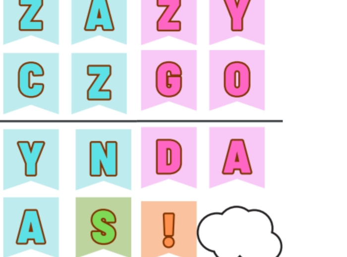 TU ZACZYNA SIĘ PRZYGODA! Girlanda na nowy rok szkolny