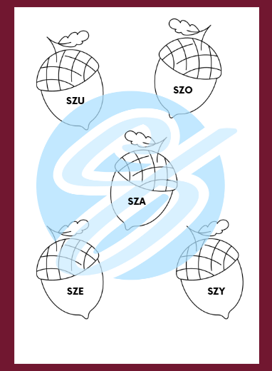 Jesienna logopedia – ćwiczenia logopedyczne z logotomami dla szeregu szumiącego (sz, ż, cz, dż)