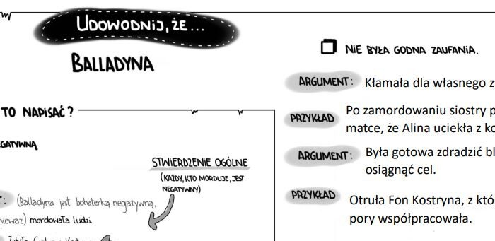 Argument to nie przykład - karty do ćwiczeń