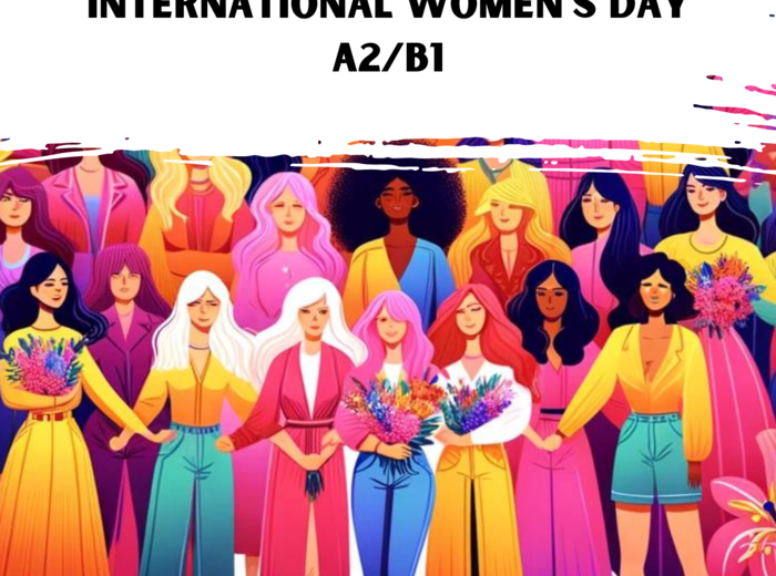 INTERNATIONAL Women's Day A2+/B1 Karty Pracy Gotowa Lekcja