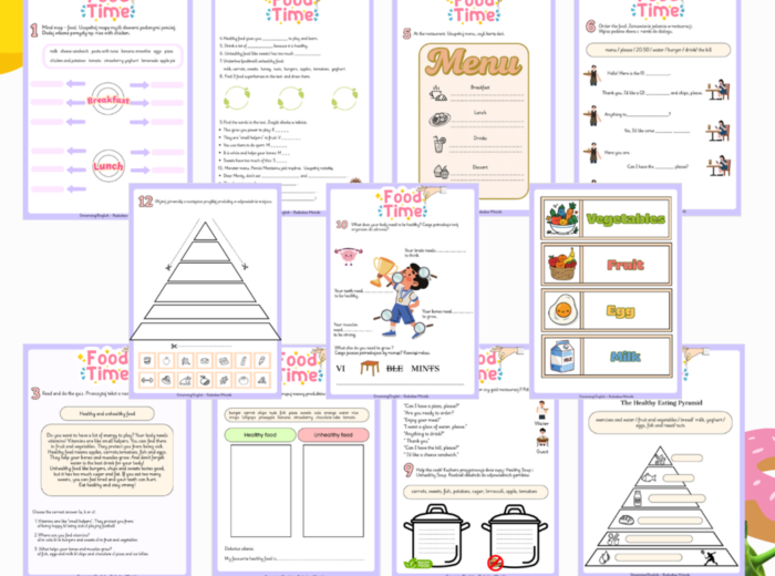 Kids can 3 unit 4 Food - materiał rozszerzony