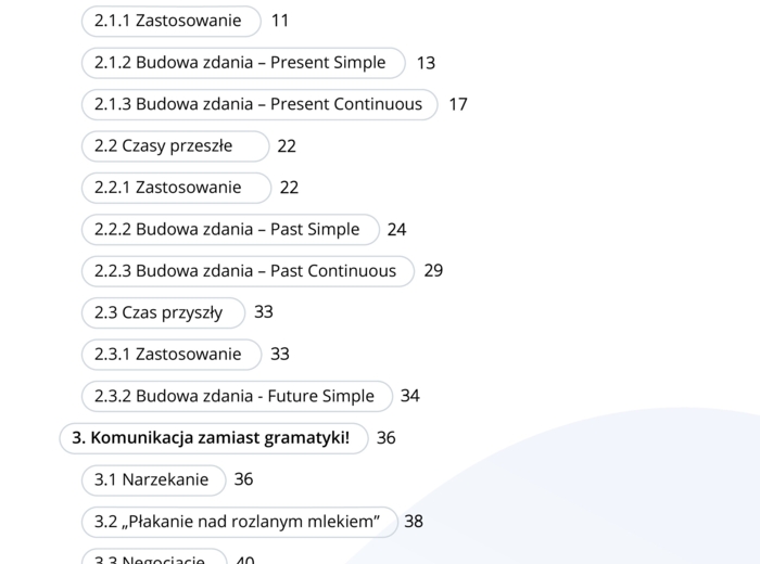 Pożegnanie z B1 - Tom II Struktury gramatyczne - ebook