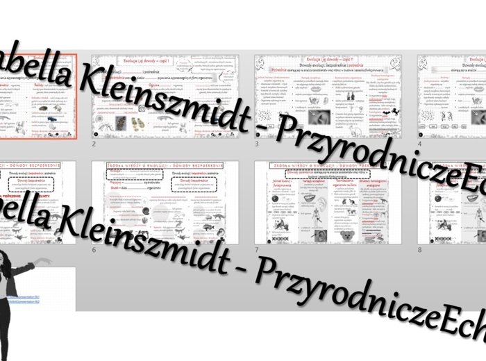 Minizestaw na temat „Źródła wiedzy o ewolucji”– sketchnotka + karta pracy w power point + gratisowy link do prezentacji multimedialnej niekomercyjnej wykonanej w genial.ly do indywidualnego pobrania i użycia do celów niekomercyjnych. Biologia klasa 8, dz