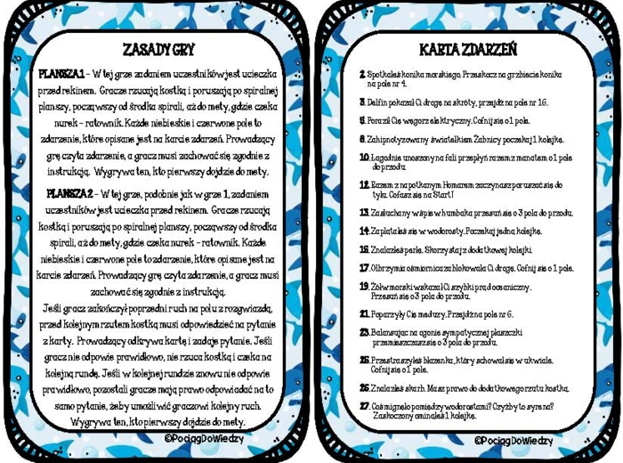 Lato Gra planszowa - Uwaga rekin!