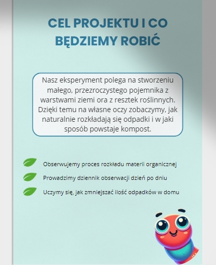Eksperymentalne kompostowanie. Eksperyment. Doświadczenie. Proces rozkładu.