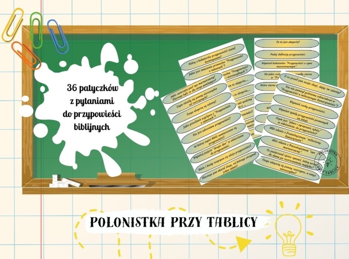 Patyczki z pytaniami do przypowieści biblijnych