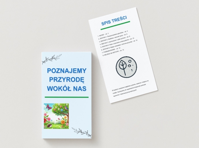 Zestawy pytań o rośliny i zwierzęta żyjące w okolicy.