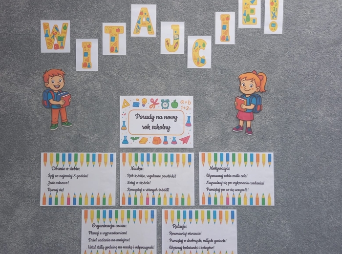 Porady na nowy rok szkolny - zestaw