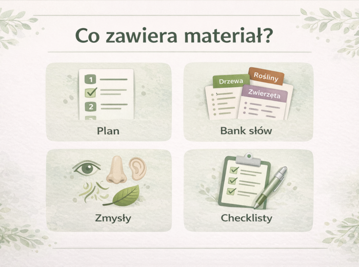 Opis lasu – krok po kroku