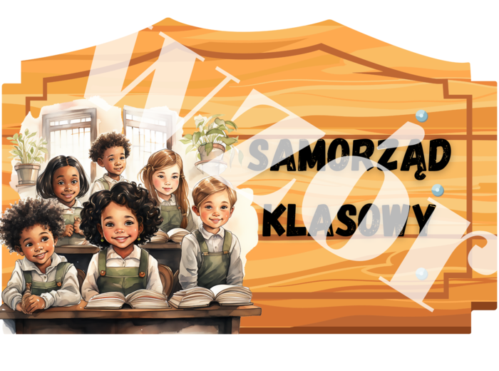 Dekoracja na gazetke- Samorząd oraz Dyżurni