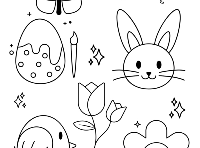 Wielkanoc karty pracy: kolorowanie, kodowanie, rysowanie i liczenie!