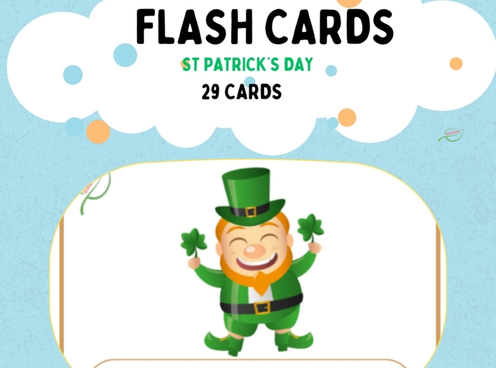 St Patrick's Day Dzień Świętego Patryka 17 marzec wiosna Flashards