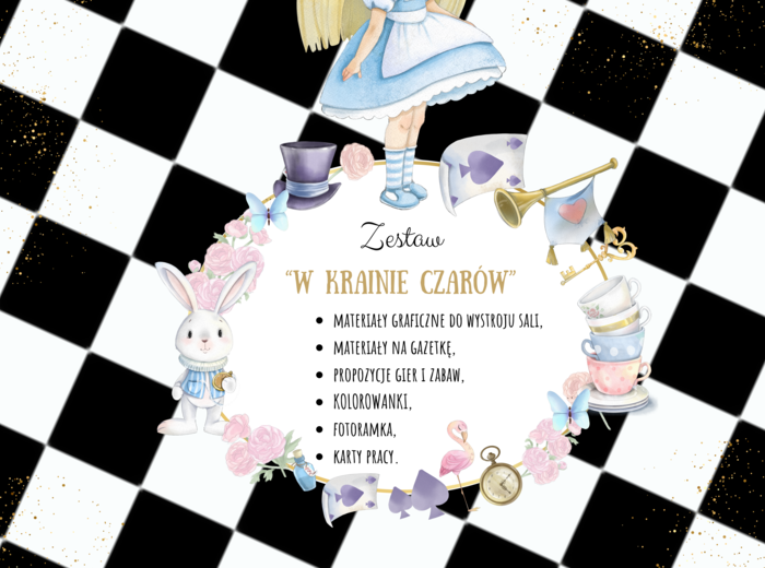 ZESTAW "W KRAINIE CZARÓW" - 300 STRON MATERIAŁÓW