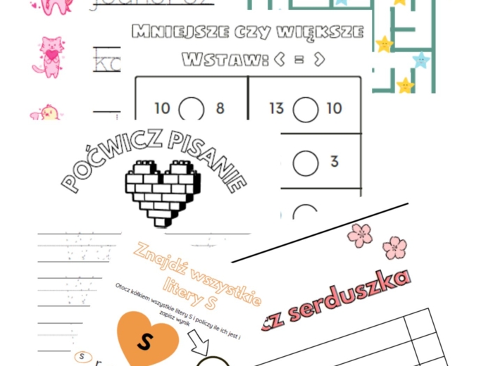 Materiały edukacyjne dla dzieci Walentynki cz.2