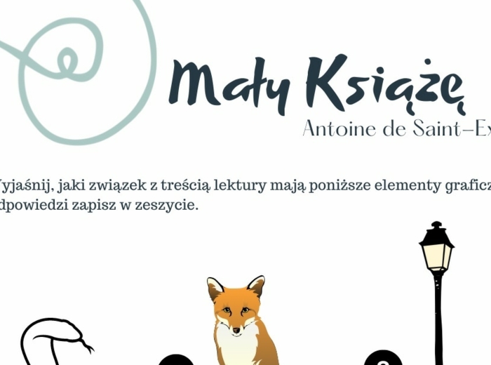 Mały Książę - ikony - zadanie egzaminacyjne