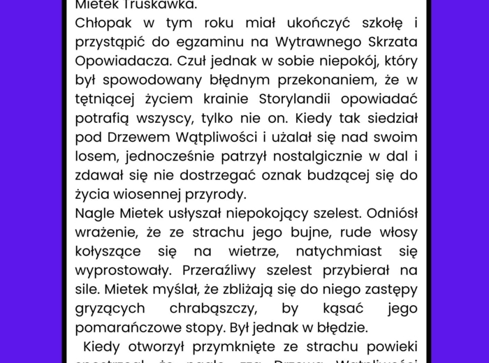 Opowiadanie krok po kroku