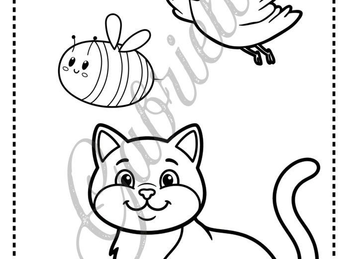 Kolorowanka wiosenna