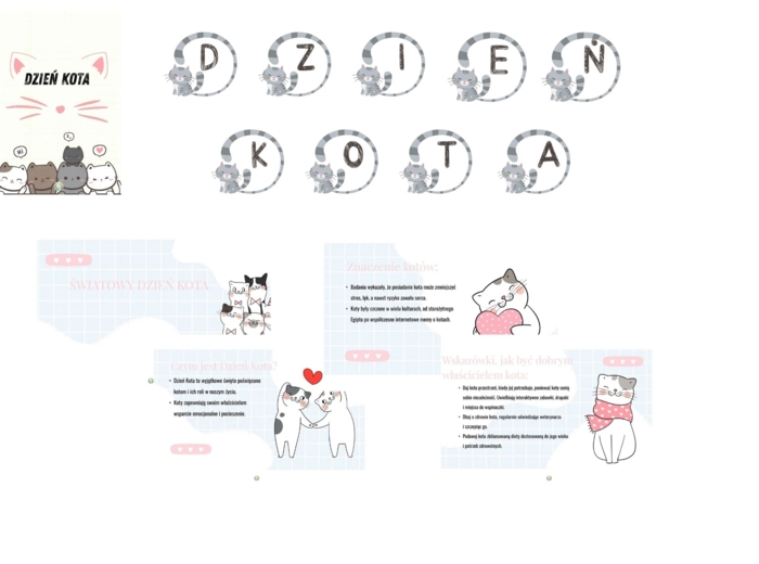 DZIEŃ KOTA – MEGA PAKIET EDUKACYJNY