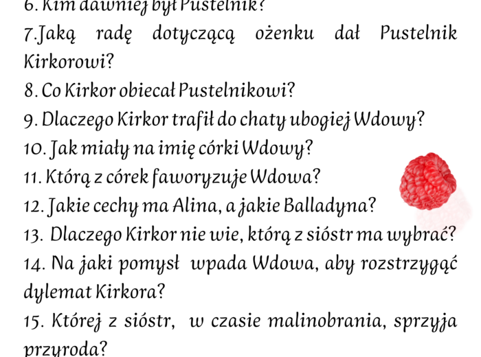 ,,Balladyna" Juliusza Słowackiego! Zestaw 50 pytań i odpowiedzi! Przygotowanie do E8!
