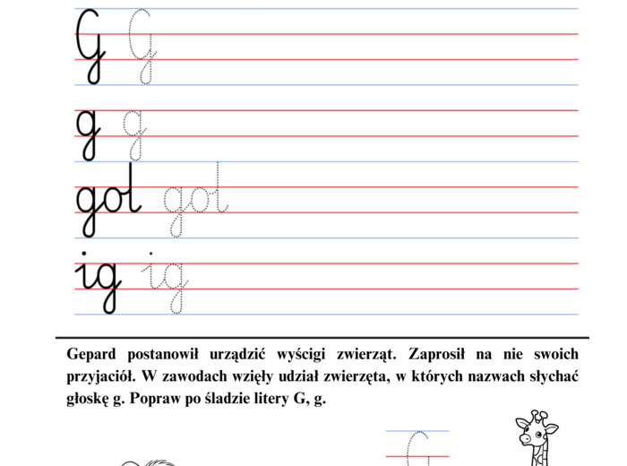 WPROWADZENIE LITER klasa 1 - karty pracy (pdf)