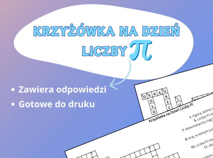 Krzyżówka na Dzień Liczby Pi – Matematyczna zabawa! 🔢🎉