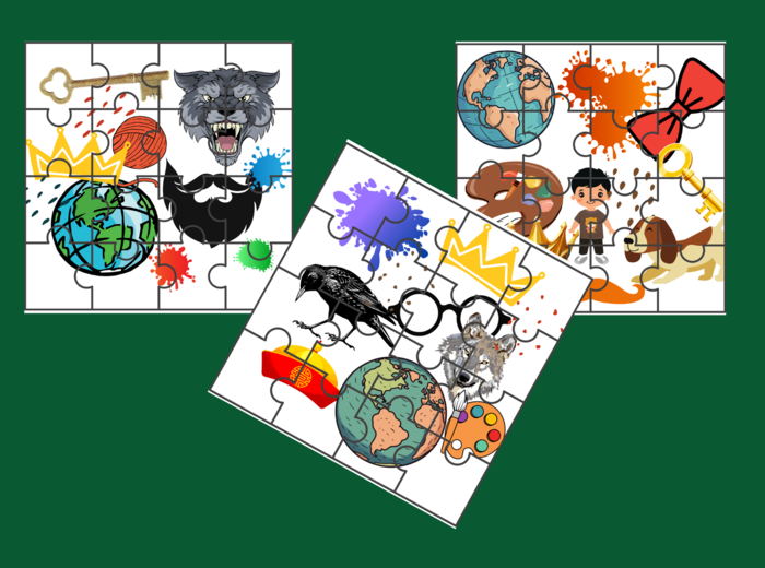 "AKADEMIA PANA KLEKSA" - puzzle - ikonki