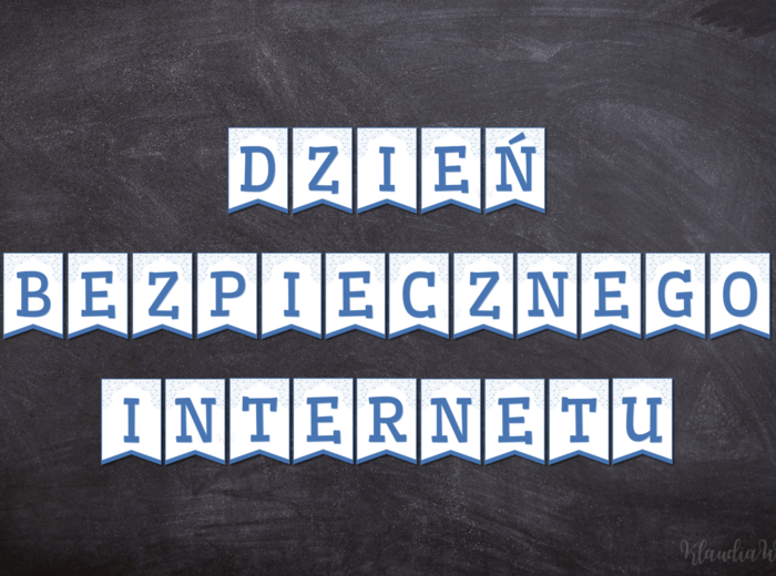 Dzień Bezpiecznego Internetu - girlanda