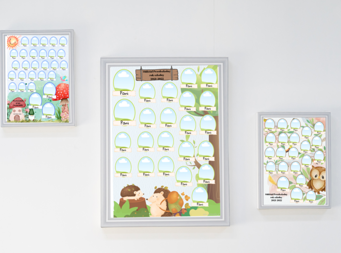 Tablo na zakończenie roku szkolnego/przedszkolnego 1 (UWAGA! dla posiadających konto w Canva)